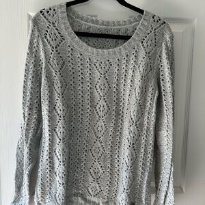 Gray Roxy Knit Women's Sweater